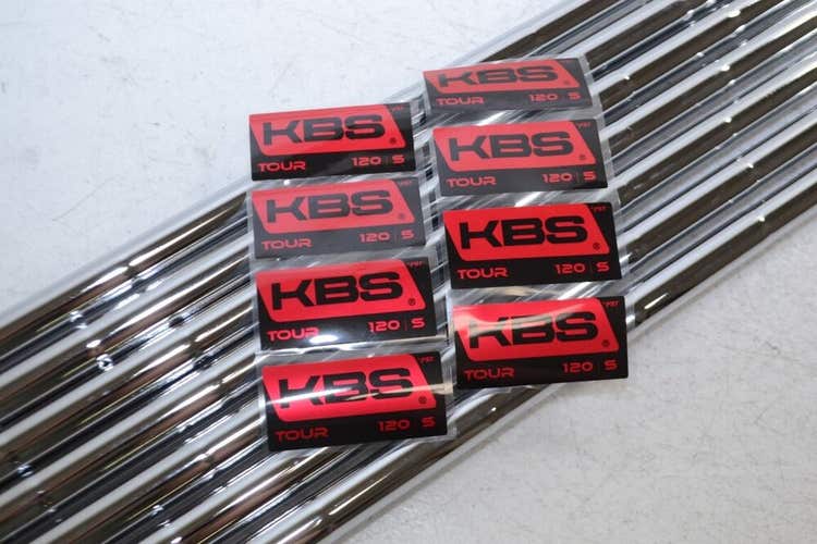 KBS Tour 120 Stiff 4-W Iron Shaft Set Steel # 177460