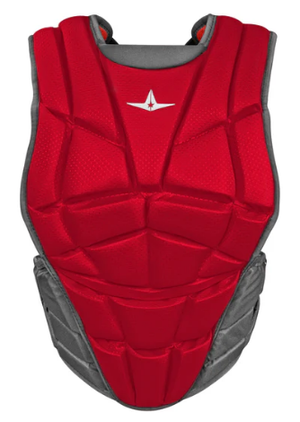 All-Star AFX Catcher's Chest Protector - Small - Scarlet