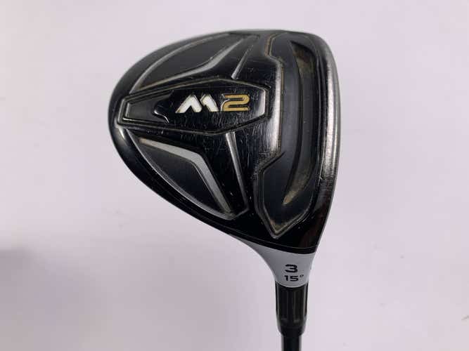 TaylorMade M2 3 Fairway Wood 15* REAX 65g Regular Graphite Mens RH Midsize Grip