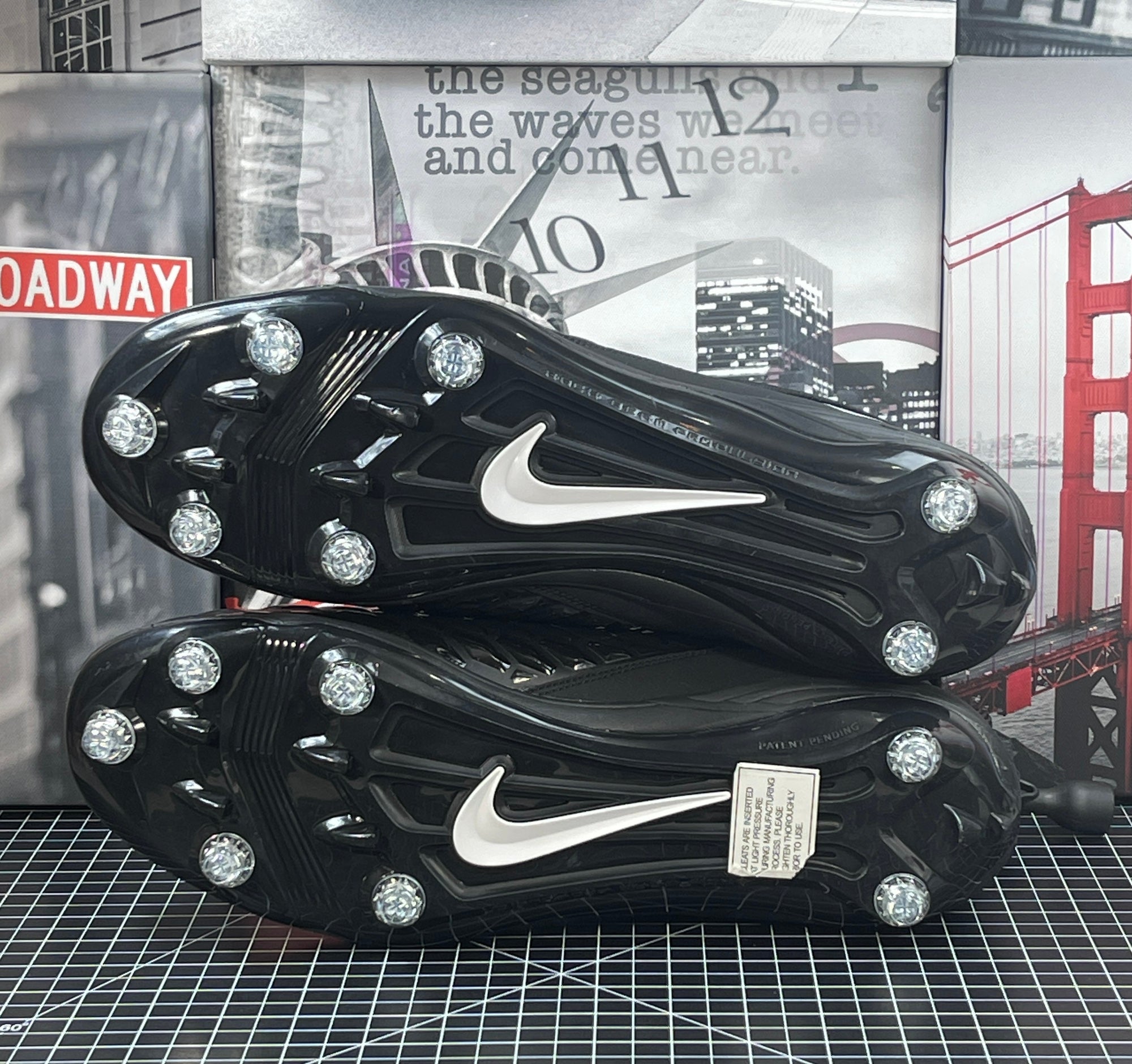 Nike Force Savage Pro 2 Black Detachable Football Cleats 