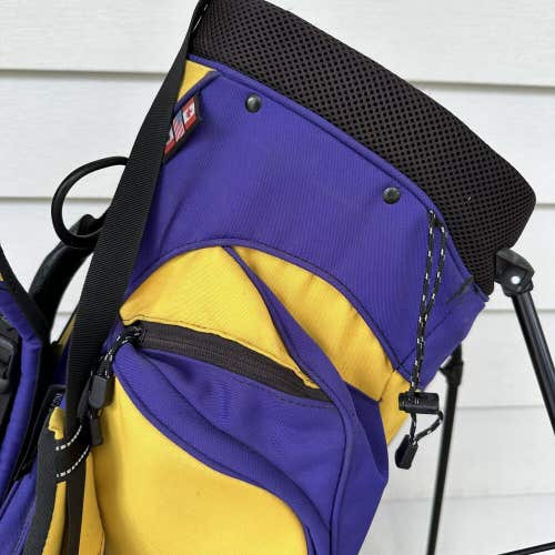 Ping Hoofer Xtreme Golf Stand Carry Bag Minnesota Viking Purple Gold 4 Way