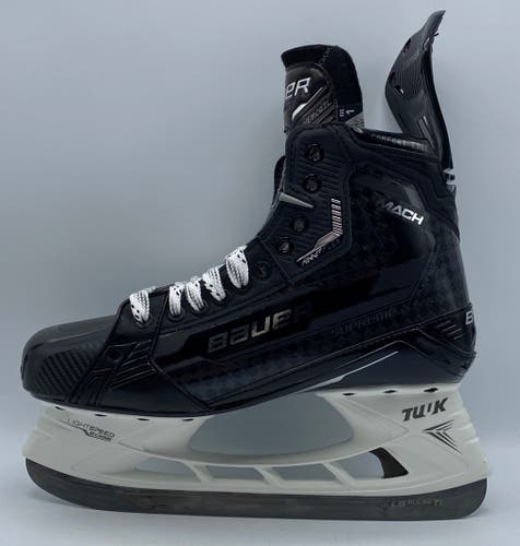 NEW Bauer Supreme Mach Skates w/Pulse TI Runners, Size 10 Fit 1