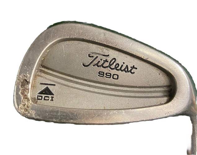 Titleist DCI 990 9 Iron Black Triangle Men's RH S300 Stiff Steel 35.5" Good Grip