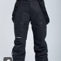 Used Black Adult Woman, Medium Ski Pants