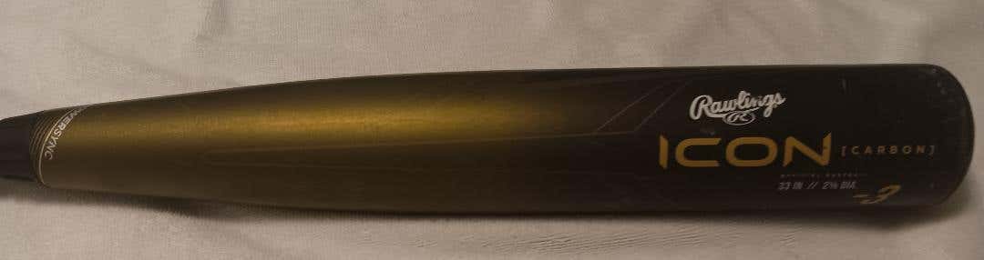 Rawlings Icon BBCOR 2023 (-3) 33 inch 30 0z