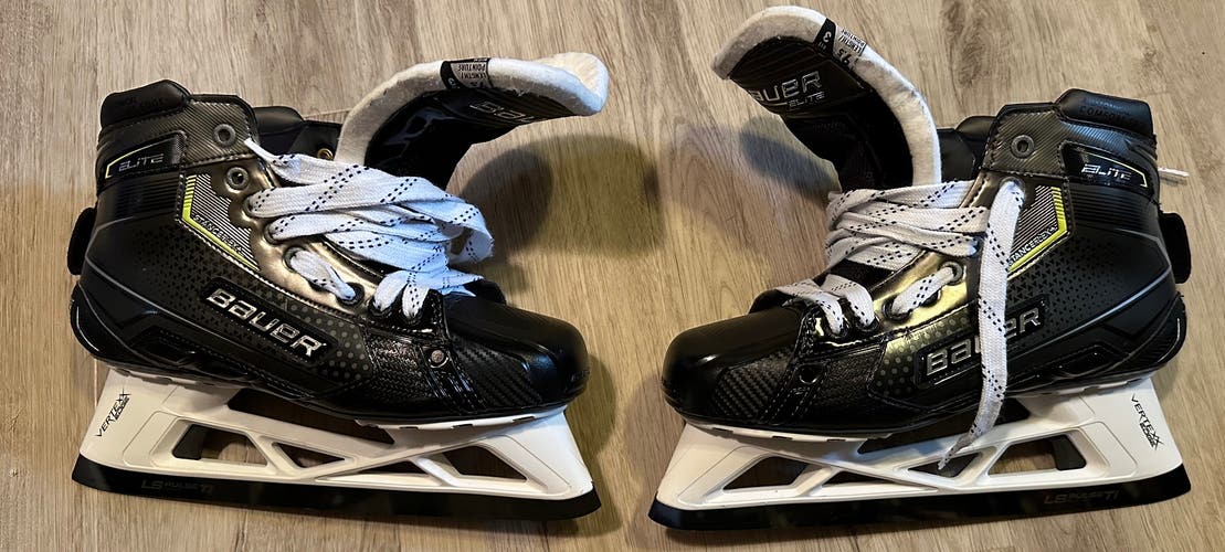 Senior Bauer Elite Goalie Skates - 9.5 Fit 3