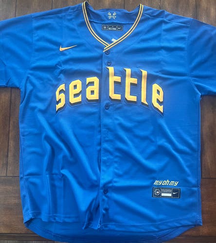 Julio Rodriguez #44 Seattle Mariners City Connect Jersey XL