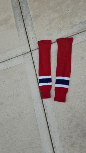 Red Used Junior Small CCM Socks