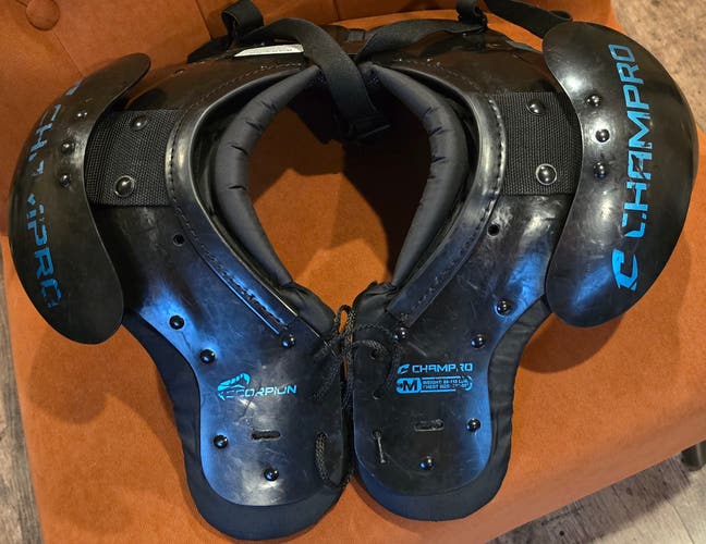 Used Medium Youth Champro Scorpion Shoulder Pads