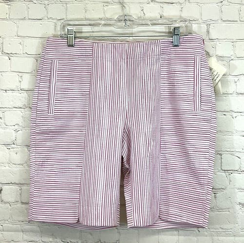 EP Pro Womens Mai Multi 8421IB Size 8 Pink White Gingham Golf Shorts NWT