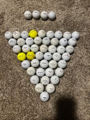 Assorted Golf balls