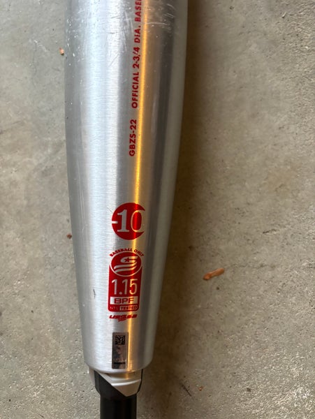 Used  DeMarini USSSA Certified (-10) 19 oz 29" The Goods Bat