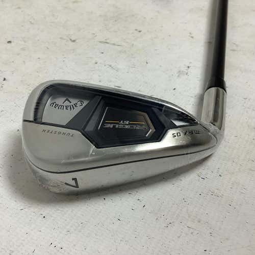 Used Callaway Rogue St Max Os 7 Iron Senior Flex Graphite Shaft Individual Iron