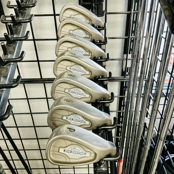 Used Callaway Big Bertha X-12 4i-pw Regular Flex Graphite Shaft Iron Set