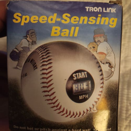 New Speed-Sensing Baseball. Made by Tron Link