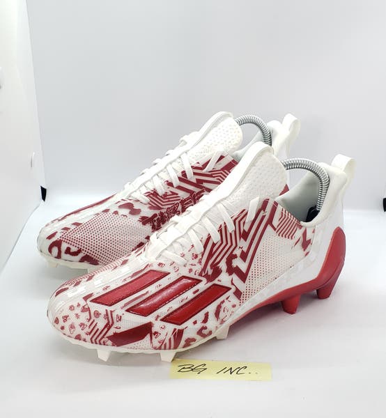 ADVミロカロス Adidas Adizero 12.0 Mismatch Football Cleats White / Red