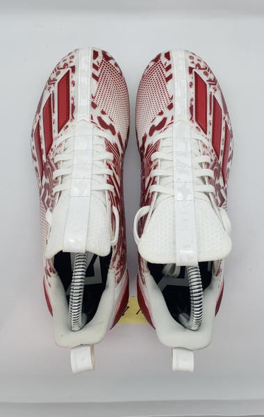 Adidas Adizero 12.0 Mismatch Football Cleats White / Red