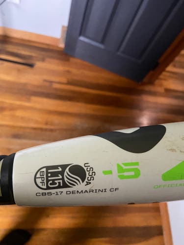 Used  DeMarini USSSA Certified Alloy 27 oz 32" Zen Bat