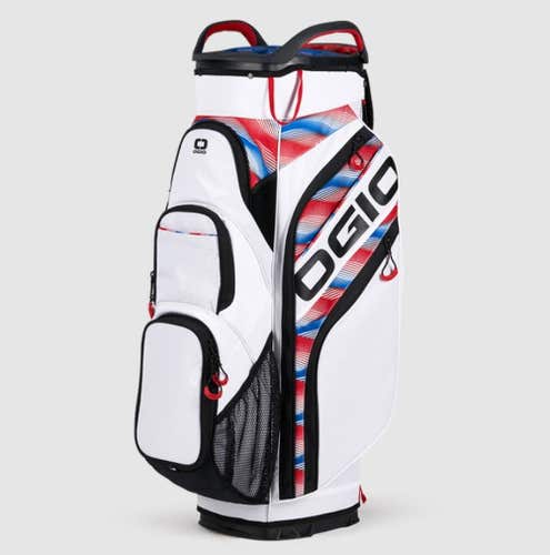 Ogio Woode 15 Cart Bag (15-way, Waves) 2023 NEW