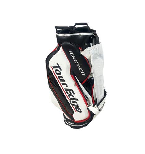 Tour Edge Exotics Staff Bag  2021 (Black,White,Red, 5-way top) NEW