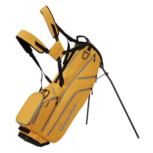 Taylor Made Flextech Stand Bag (5-way top, Gold) 2023 Golf NEW