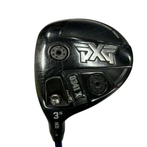 Used Pxg 0341x 3 Wood Left Hand Stiff Flex Graphite Shaft Fairway Woods