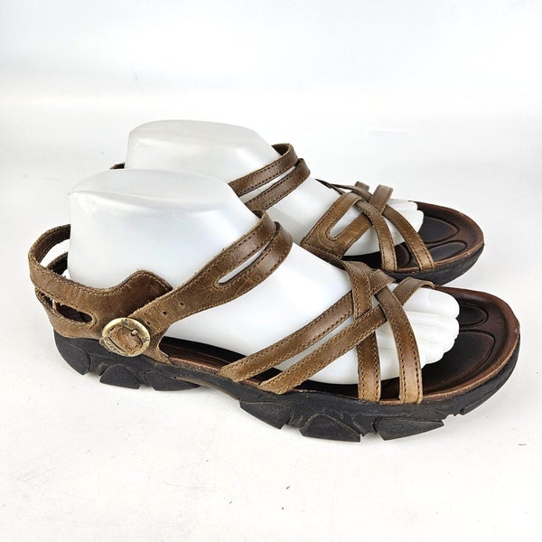 Keen Rialto II Naples Brown Leather Strappy Sport Sandals Women's Size 10 Hiking