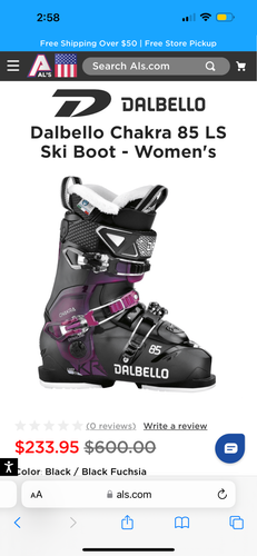 Dalbello Chakra 85 LS Ski Boots