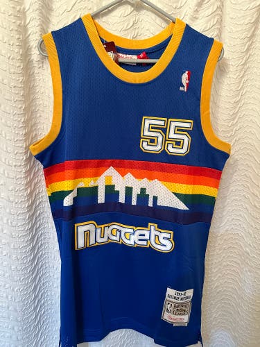 NBA Retro Jersey Denver Nuggets 55 Mutombo Adult M