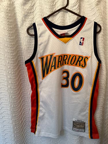 NBA Retro Jersey Golden State Warriors 30 Curry