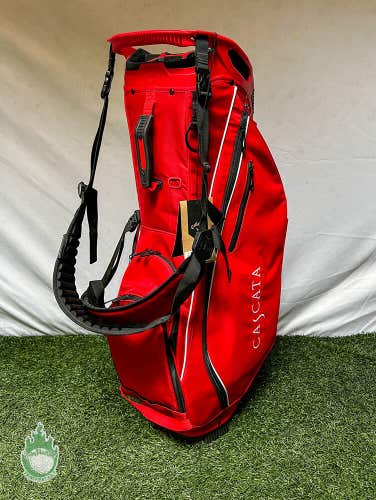 New 2022 Callaway Shadowfuse Golf Cart Carry Bag Firered Cascata