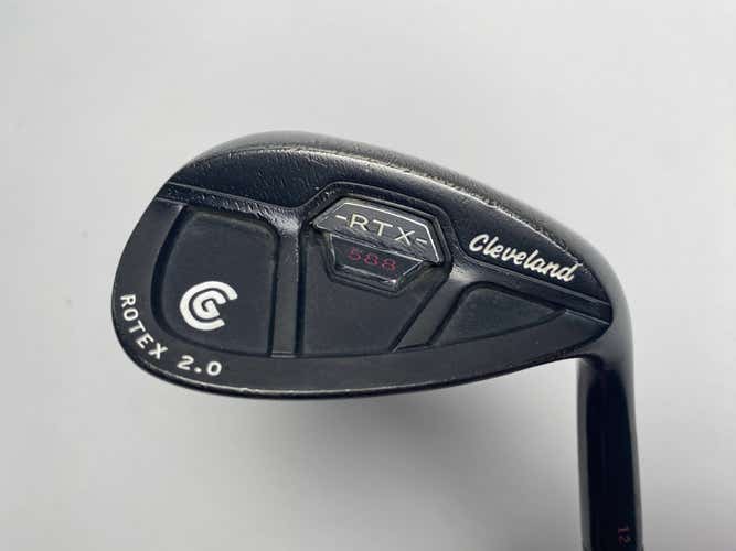 Cleveland 588 RTX 2.0 CB Black 60* 12 Action UltraLite Wedge RH Midsize Grip