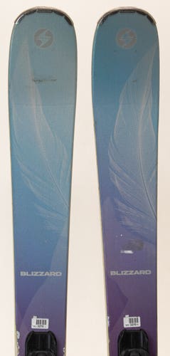 Used 2019 Blizzard Black Pearl 88 Skis With Bindings, Size: 145 (241113)