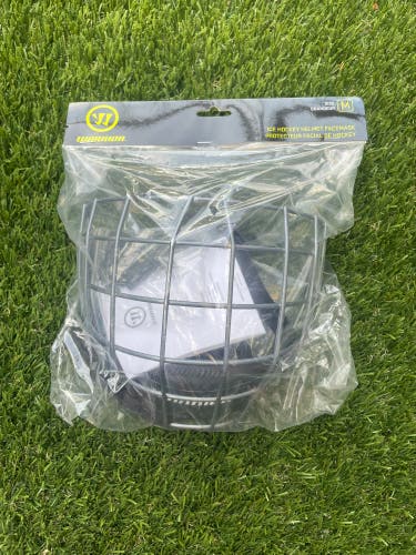 New Medium Warrior Alpha One Facemask - Silver