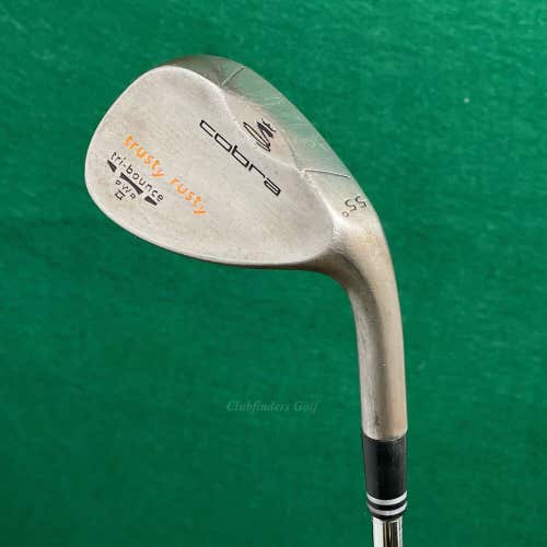 Cobra Golf Trusty Rusty Tri-Bounce 55° Lob Wedge Flex Stepped Steel