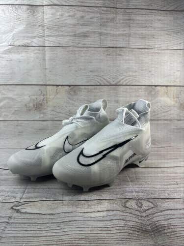 Size 9 Nike Alpha Menace Elite 3 Football Cleats Men's Platinum White CT6648-109