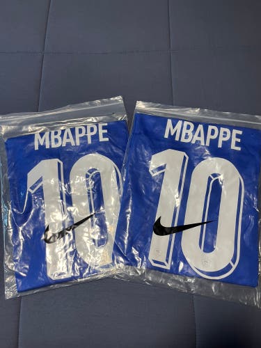 Blue New Medium Adidas France Mbappe Jersey