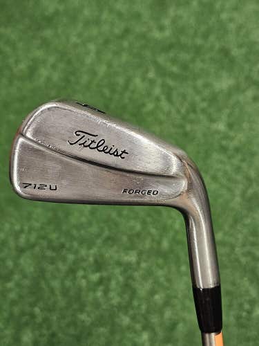 Titleist 712U Forged 4 Iron SteelFiber i110 CW Stiff Graphite Shaft