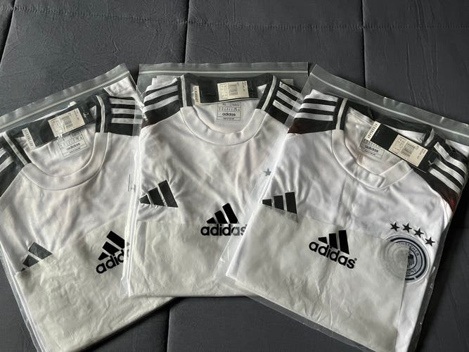 White New Large/Extra Large EURO Germany Adidas Jersey