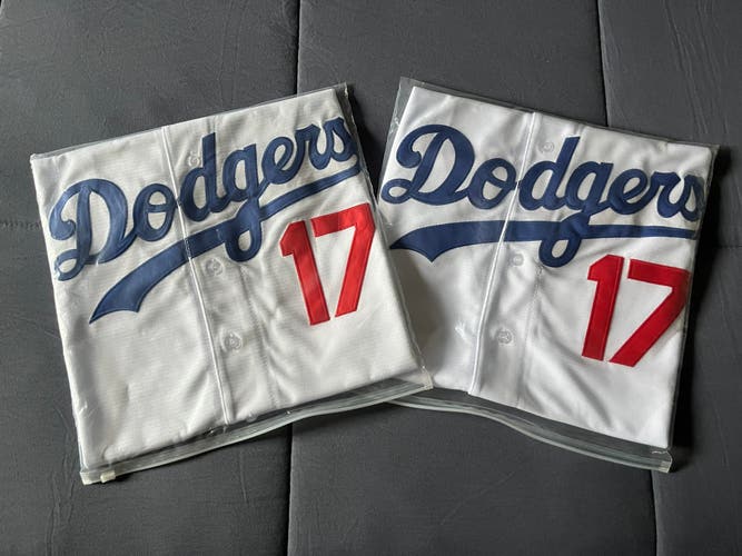 White New Medium/Large Ohtani Dodgers Jersey