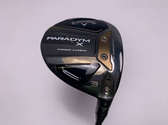 Callaway Paradym X 3 Fairway Wood 15* Mitsubishi Chemical Kai'li 70g Stiff RH