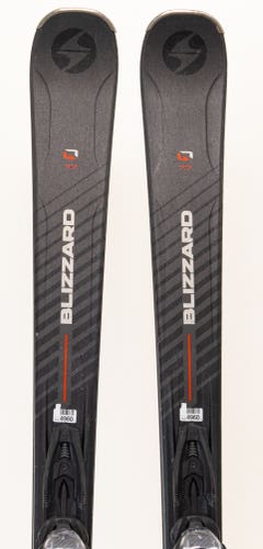 Used 2020 Blizzard Quattro 7.7 Skis With Bindings, Size: 167 (241109)