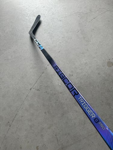 Used Senior CCM Right Handed P28 105 Flex Pro Stock RibCor Trigger 8 Pro Hockey Stick