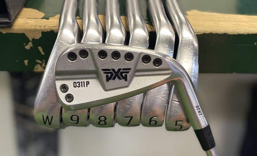 Used RH PXG 0311T Gen 3 Iron Set 4-P Project X 6.0 Stiff Steel