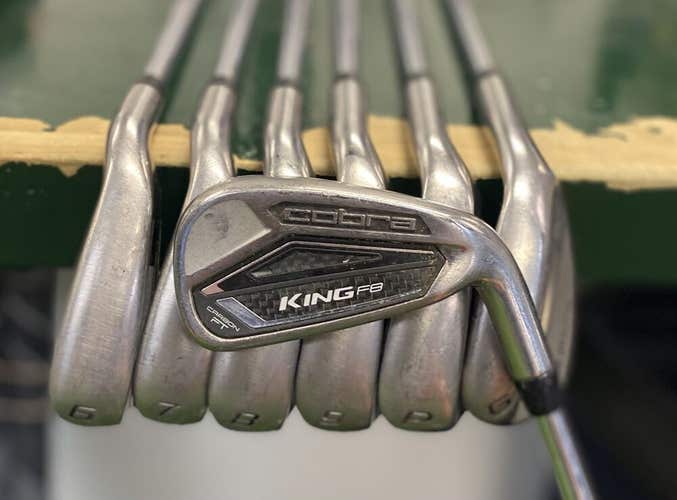 Used RH Cobra King F8 Iron Set 5-G NS Pro Modus Tour 105 Steel Regular