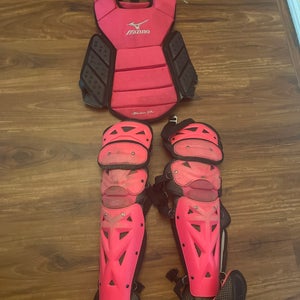 Pink mizuno pro catchers gear