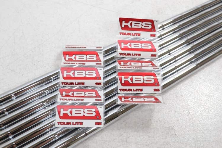 KBS Tour Lite 95 Regular 4-W Iron Shaft Set .355 Steel # 177521