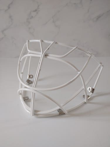 Non Certified White Cage for Bauer 960 Goalie Mask Pro Stock