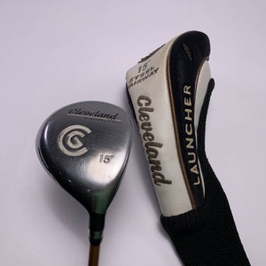 Cleveland Launcher 3 Fairway Wood 15* Launcher Gold 65g Stiff Graphite RH HC