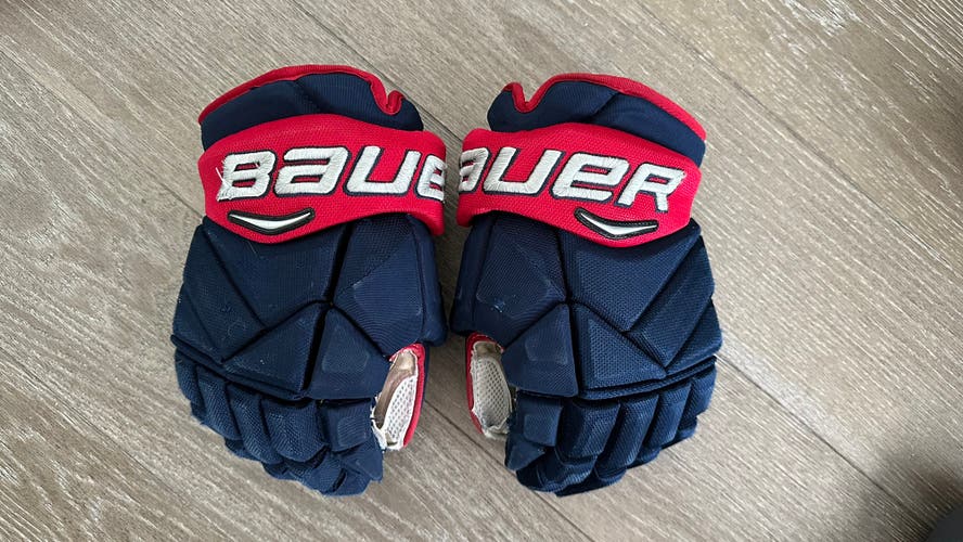 Bauer Pro Stock Columbus Blue Jackets Vapor 1X 13” Gloves